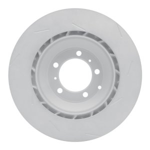 Porsche Panamera Brake Rotor (1) - Right Rear - R1 Concepts - Slotted Carbon Alloy GeoMET - `18-`23